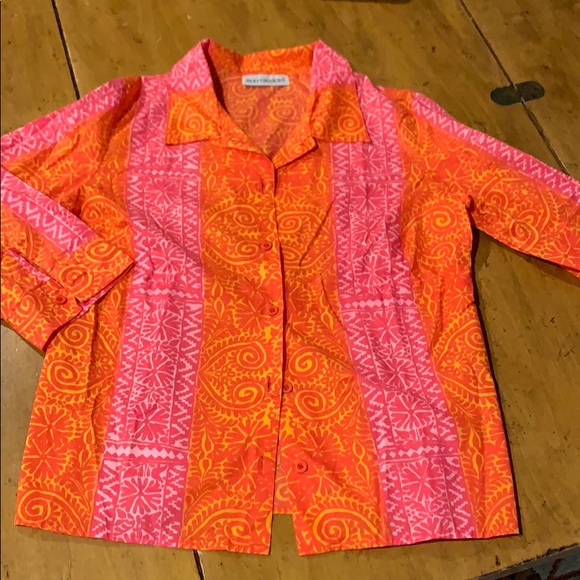 Marimekko Tops - Marimekko vintage size 14 button down shirt beauty